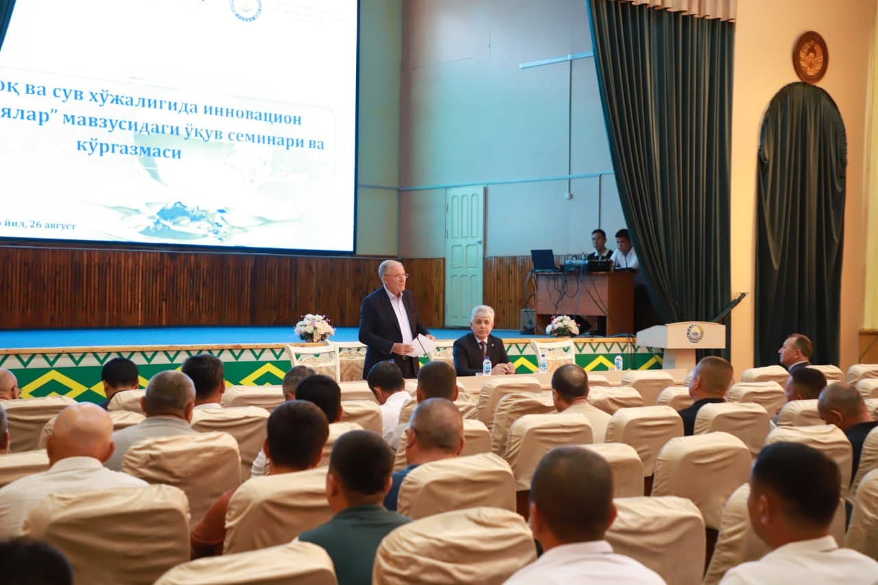 Qoraqalpog‘istonda suv tejash va qishloq xo‘jaligida innovatsion yondashuvlar bo‘yicha amaliy seminar o‘tkazildi