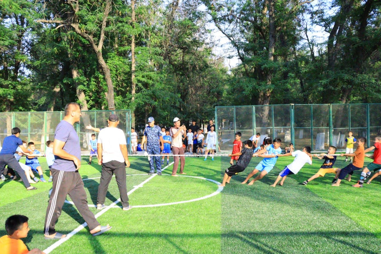 ANDIJONDA HARBIY-VATANPARVARLIK RUHIDAGI SPORT MUSOBAQASI O‘TKAZILDI