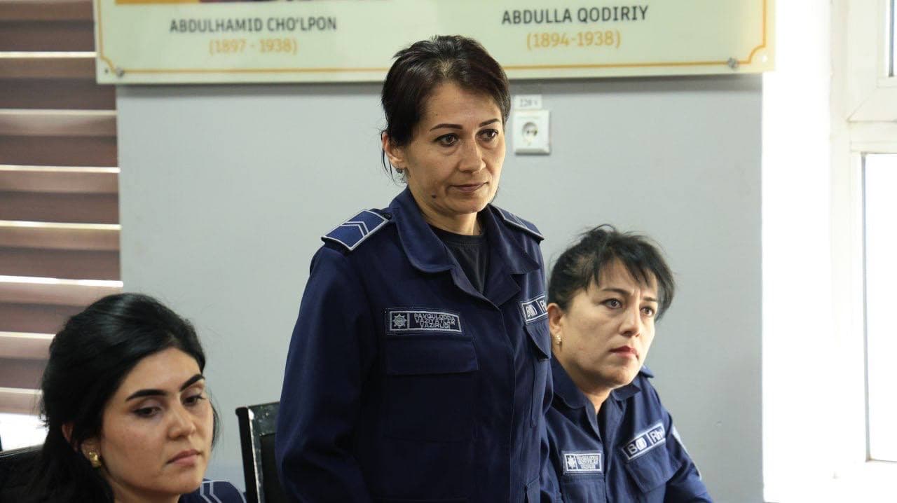 Tizimdagi xotin-qizlar e’tiborda: Buxoroda favqulodda vaziyatlar sohasi ayollari bilan ochiq muloqot bo‘lib o‘tdi