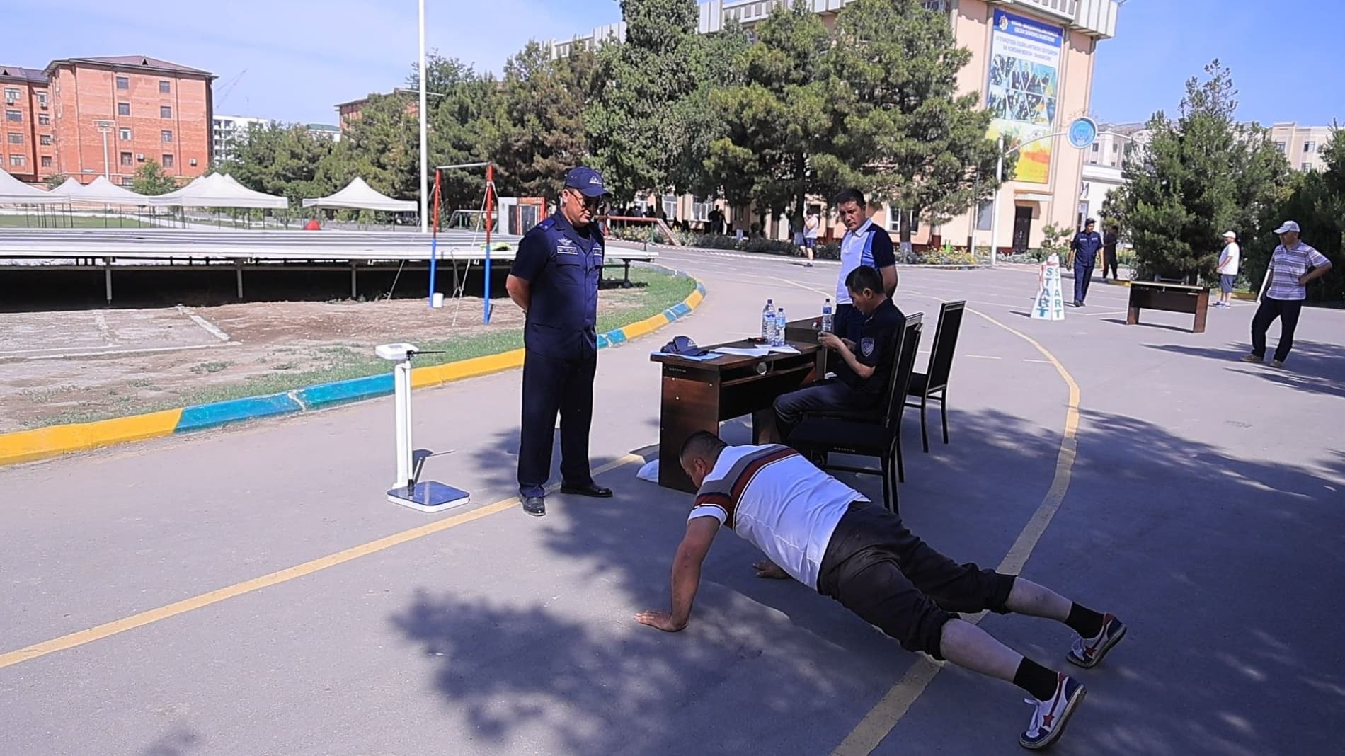 Malaka toifasi uchun jismoniy tayyorgarlik va test sinovlari o‘tkazildi