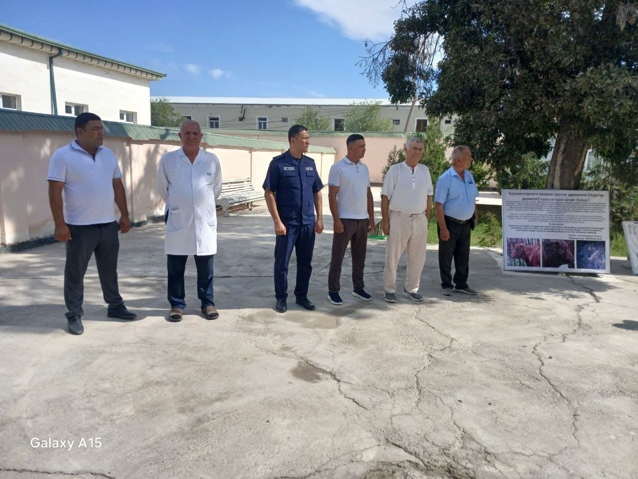 Vobkent tumanida "Kuydirgi kasalligi tarqalishining oldini olish" mavzusida maxsus-taktik o‘quv mashqi o‘tkazildi.