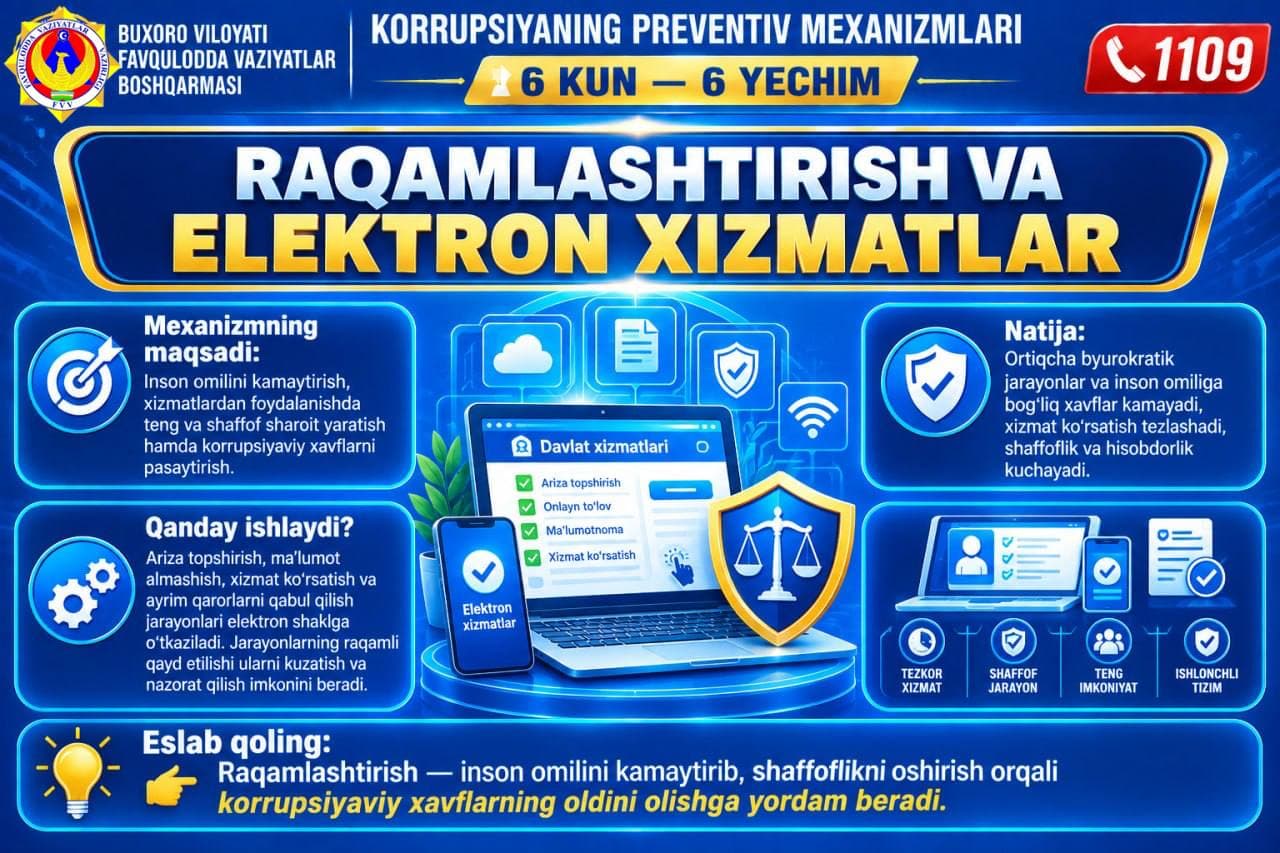 KORRUPSIYANING PREVENTIV MEXANIZMLARI
