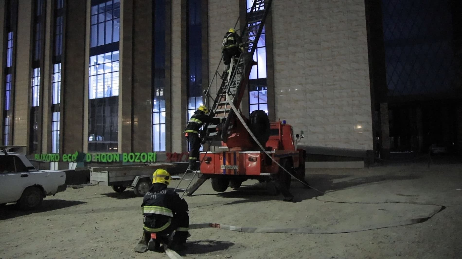 "Karvon shopping Center" savdo markazida oʻquv mashqi