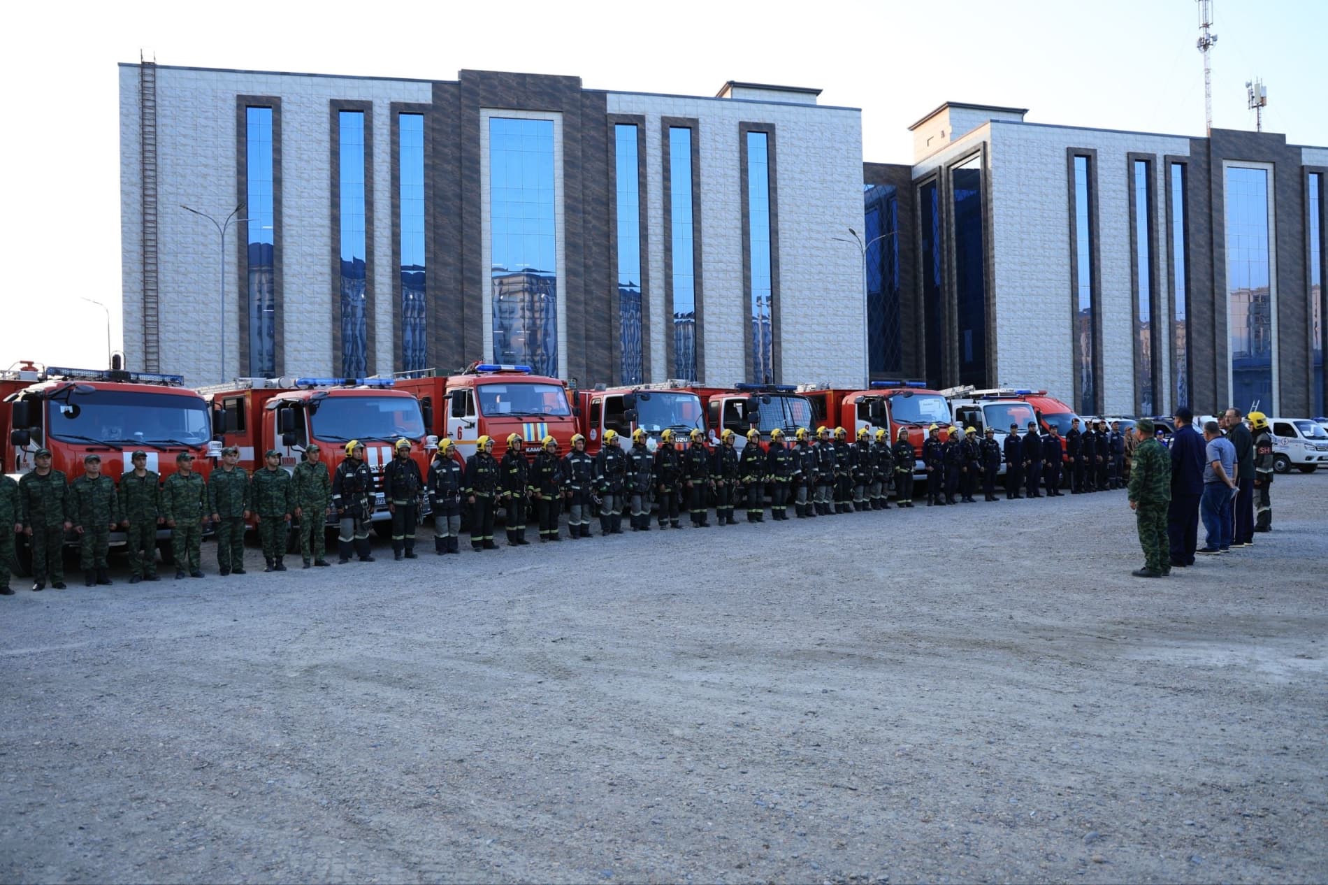 "Karvon shopping Center" savdo markazida oʻquv mashqi
