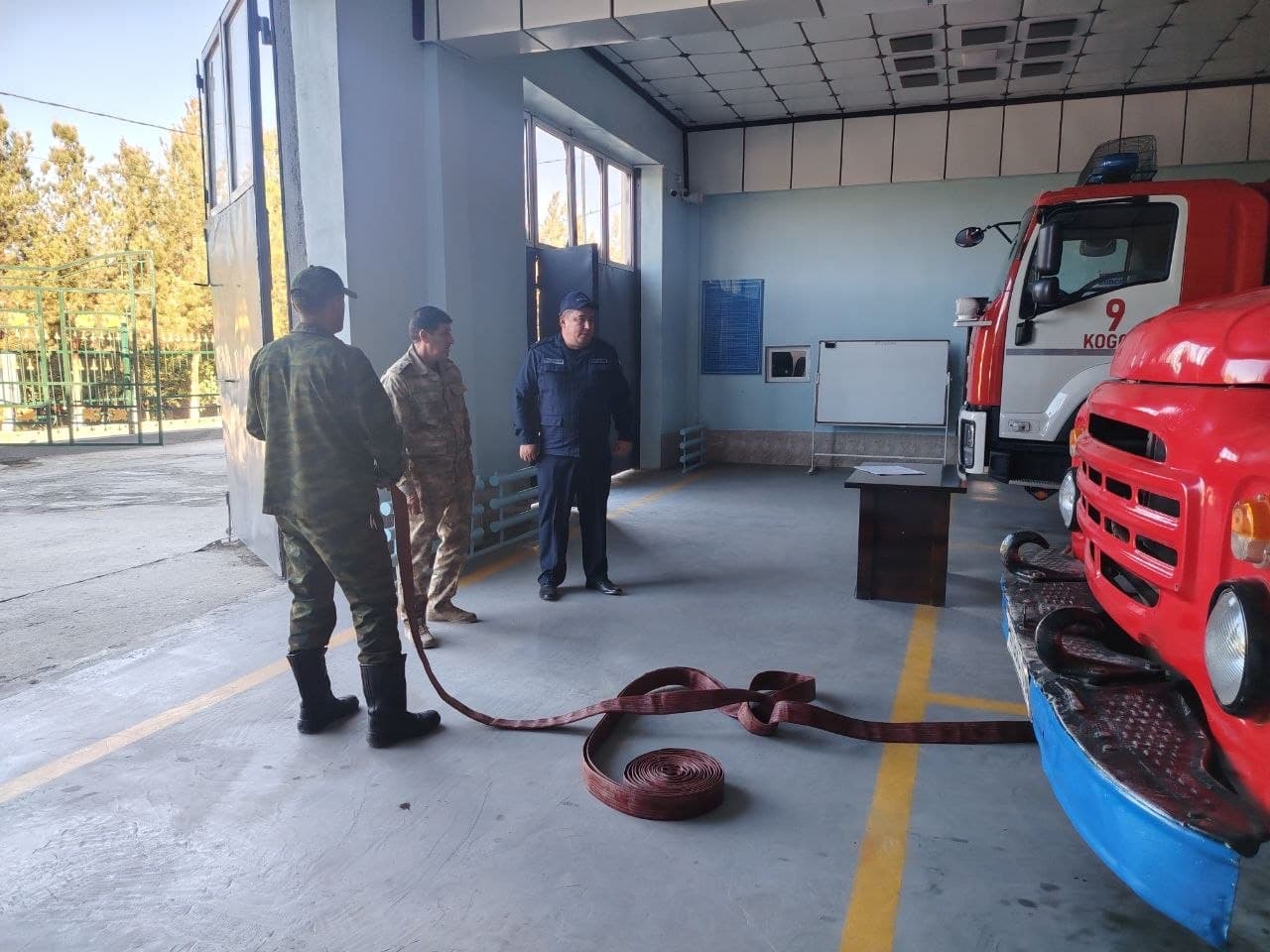 XIZMAT INTIZOMI VA JANGOVAR TAYYORGARLIK — E’TIBOR MARKAZIDA