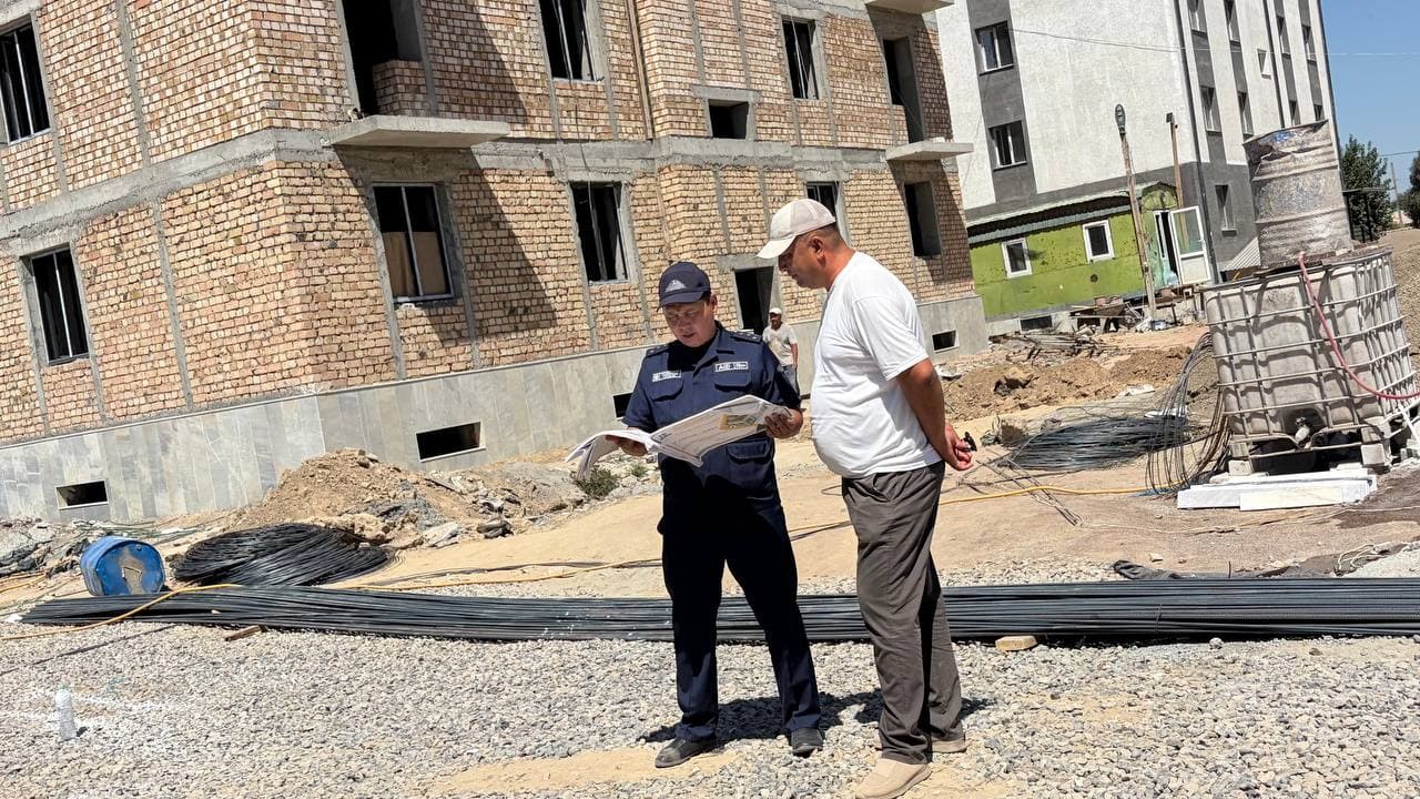 Qurilish obyektlarida profilaktik tadbirlar davom etmoqda