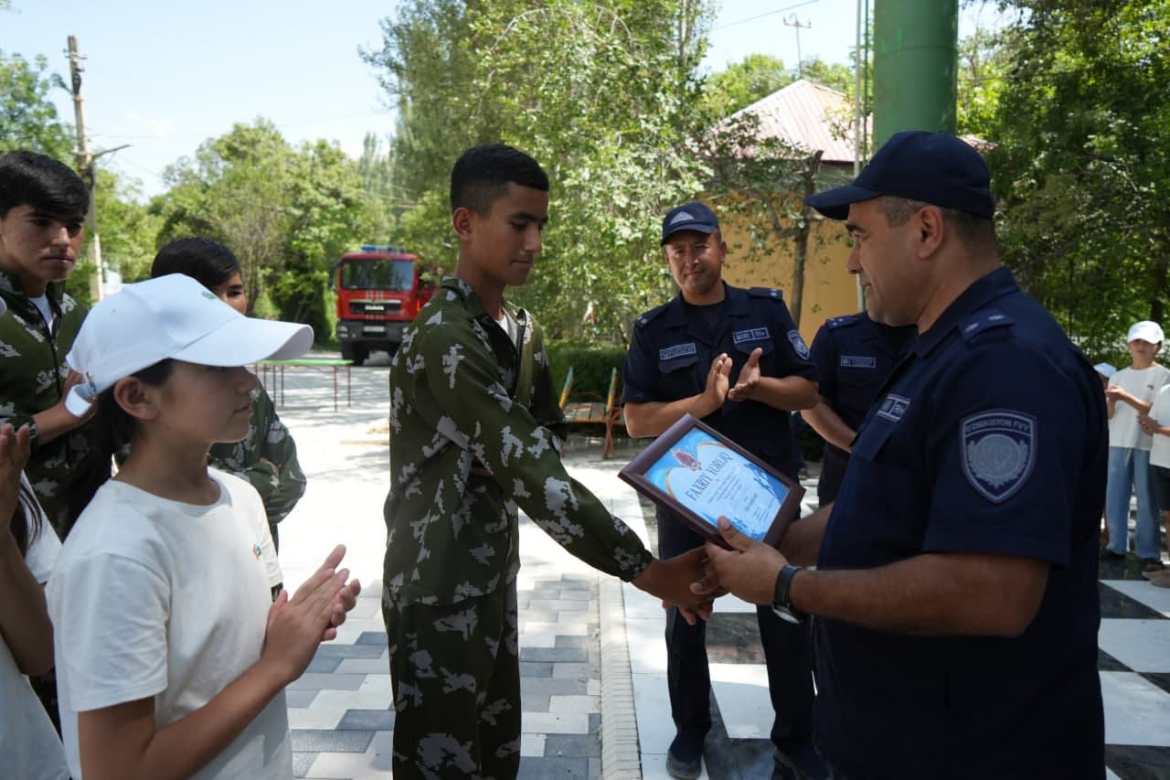 Yakkabog‘dagi oromgohda vatanparvarlik va qutqaruvchilik ruhidagi tadbir o‘tkazildi