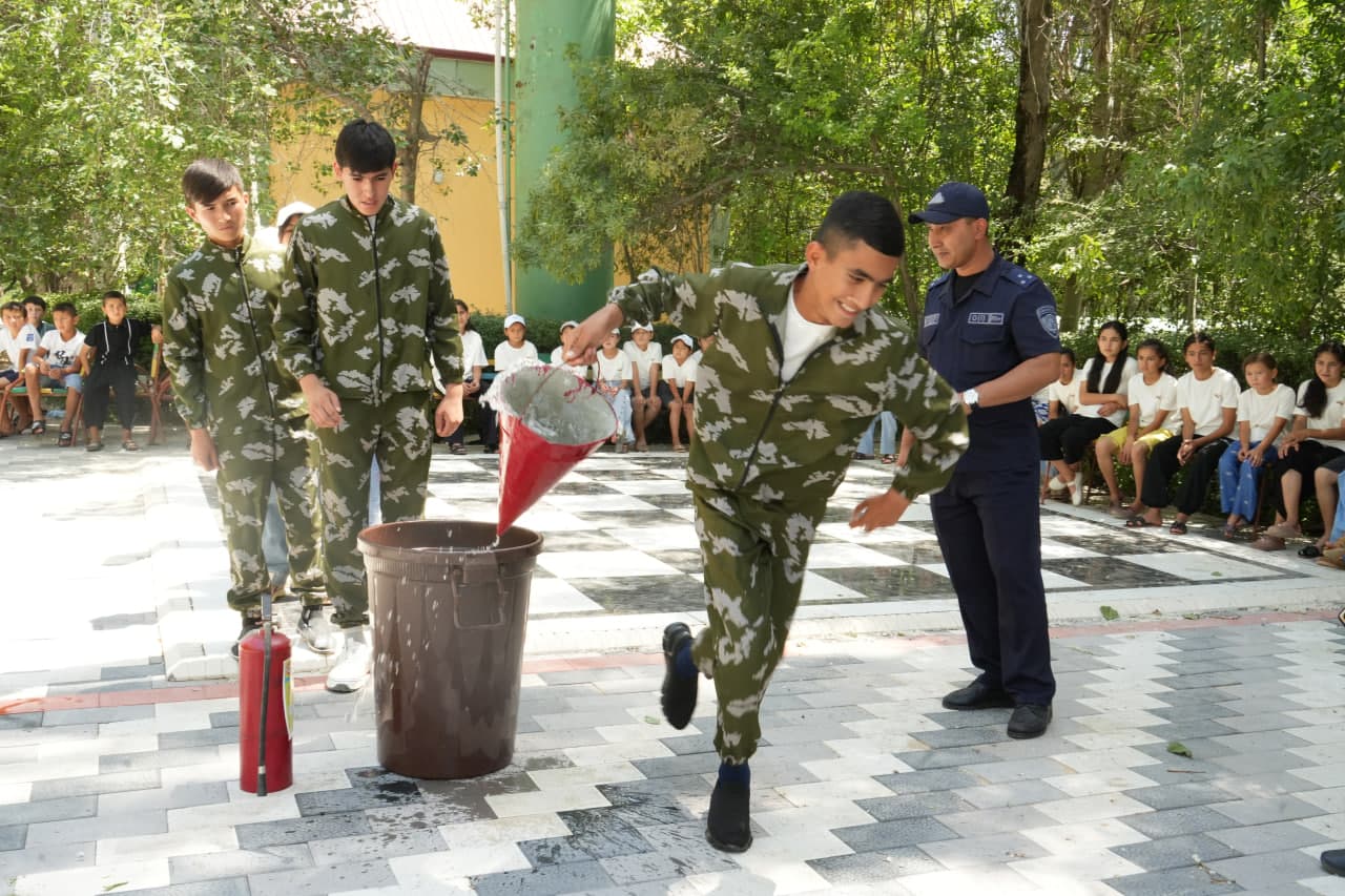Yakkabog‘dagi oromgohda vatanparvarlik va qutqaruvchilik ruhidagi tadbir o‘tkazildi