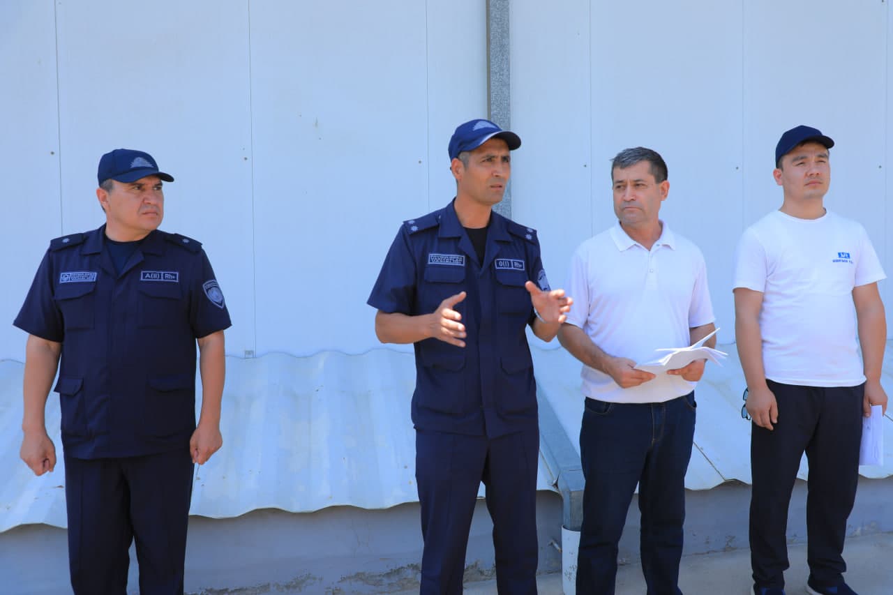 Namangan viloyati “MERRYMED FARM” MChJ yirik omborxonasida maxsus taktik oʼquv mashqi oʼtkazildi