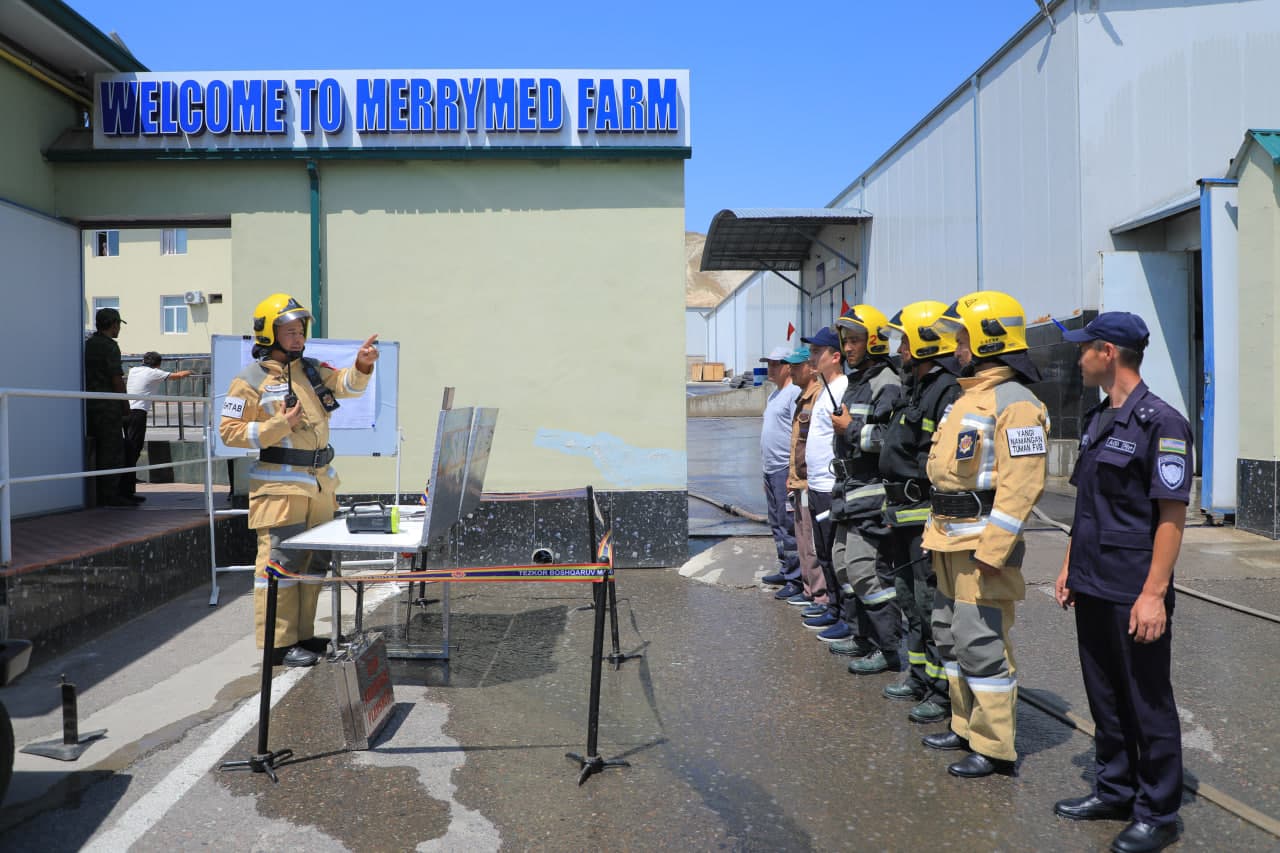 Namangan viloyati “MERRYMED FARM” MChJ yirik omborxonasida maxsus taktik oʼquv mashqi oʼtkazildi