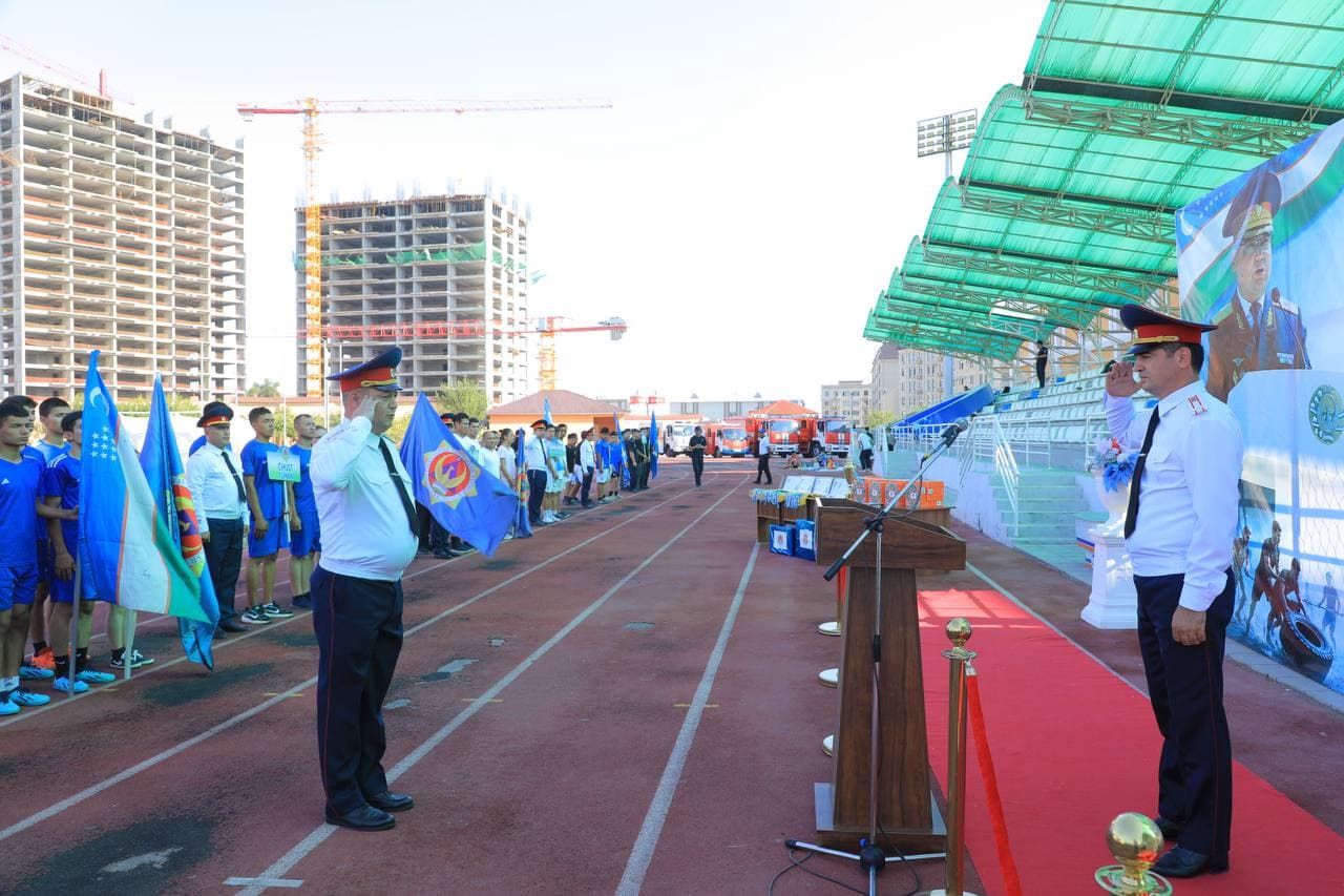 “Yangi O‘zbekistonni yoshlar quradi” shiori ostida Favqulodda vaziyatlar vaziri kubogi viloyat bosqichi musobaqasi o‘tkazildi
