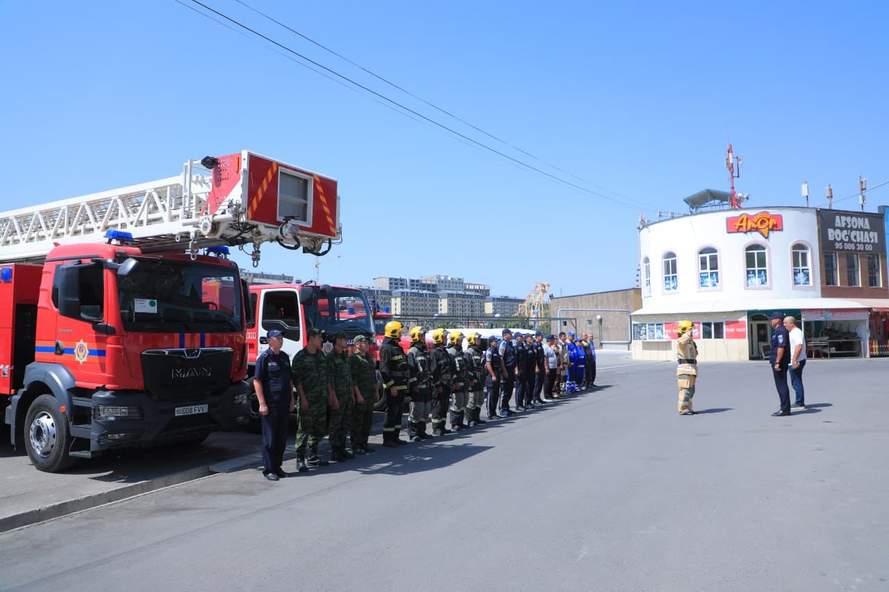 “AFSONALAR” TEMATIK BOG‘IDA YONG‘IN O‘CHIRISH AMALIY-TAKTIK MASHG‘ULOTI O‘TKAZILDI
