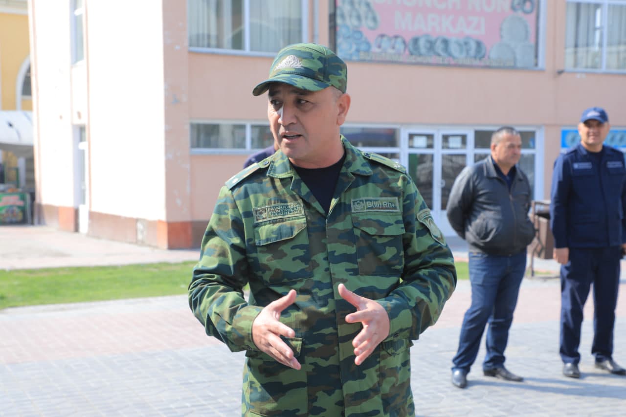 “YASHIL DEHQON BOZORI”DA MAXSUS-TAKTIK O‘QUV MASHG‘ULOTI O‘TKAZILDI