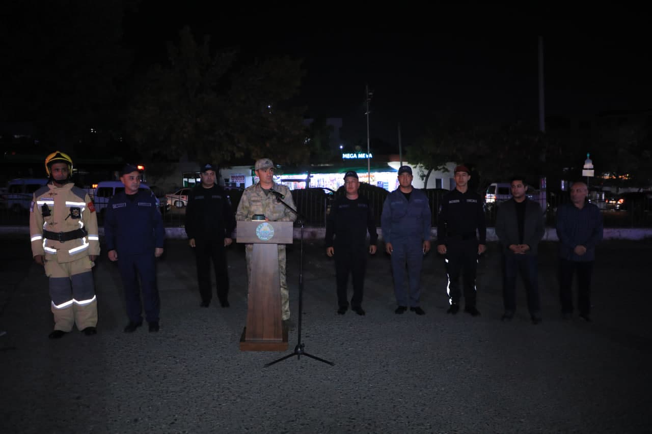 “Do‘stlik savdo sanoat bozori”da maxsus-taktik o‘quv mashqi o‘tkazildi