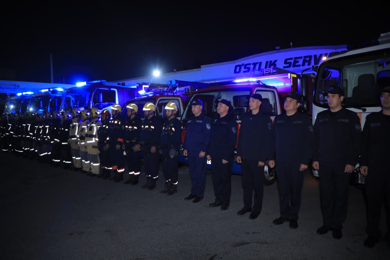 “Do‘stlik savdo sanoat bozori”da maxsus-taktik o‘quv mashqi o‘tkazildi