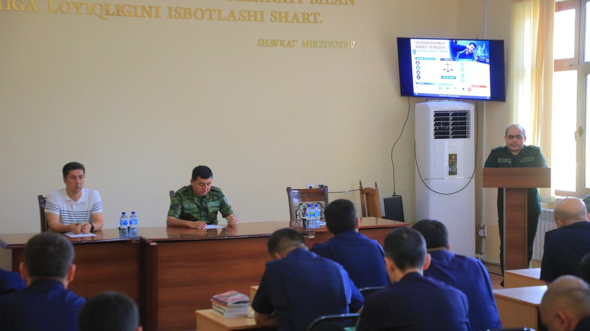 Huquqbuzarliklar profilaktikasi kuni munosabati bilan “Qasddan badanga shikast yetkazish – shaxsga qarshi jinoyat” mavzusida profilaktik tadbir tashkil etildi.