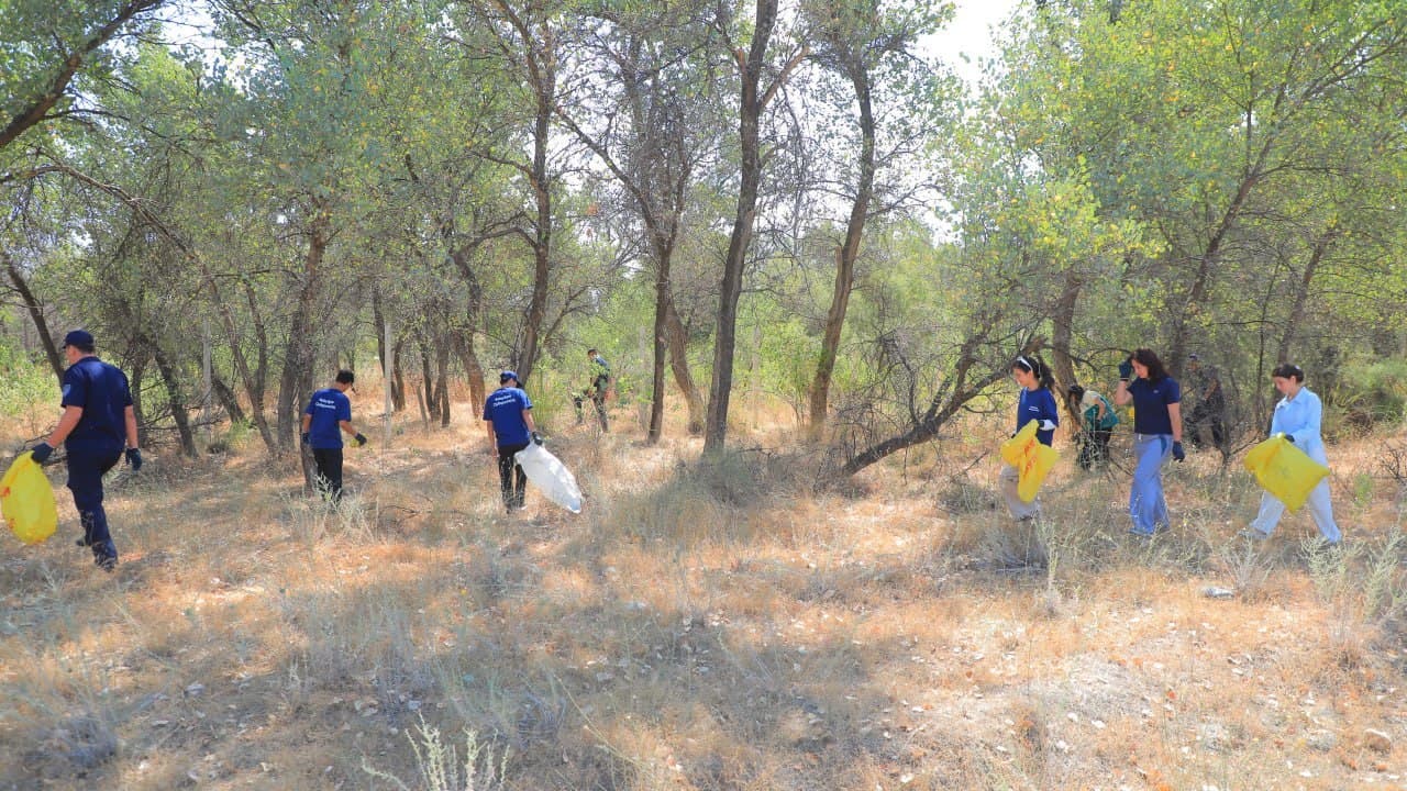 Qutqaruvchi volontyorlar tabiatni yong‘in xavfidan asrashga hissa qo‘shmoqda
