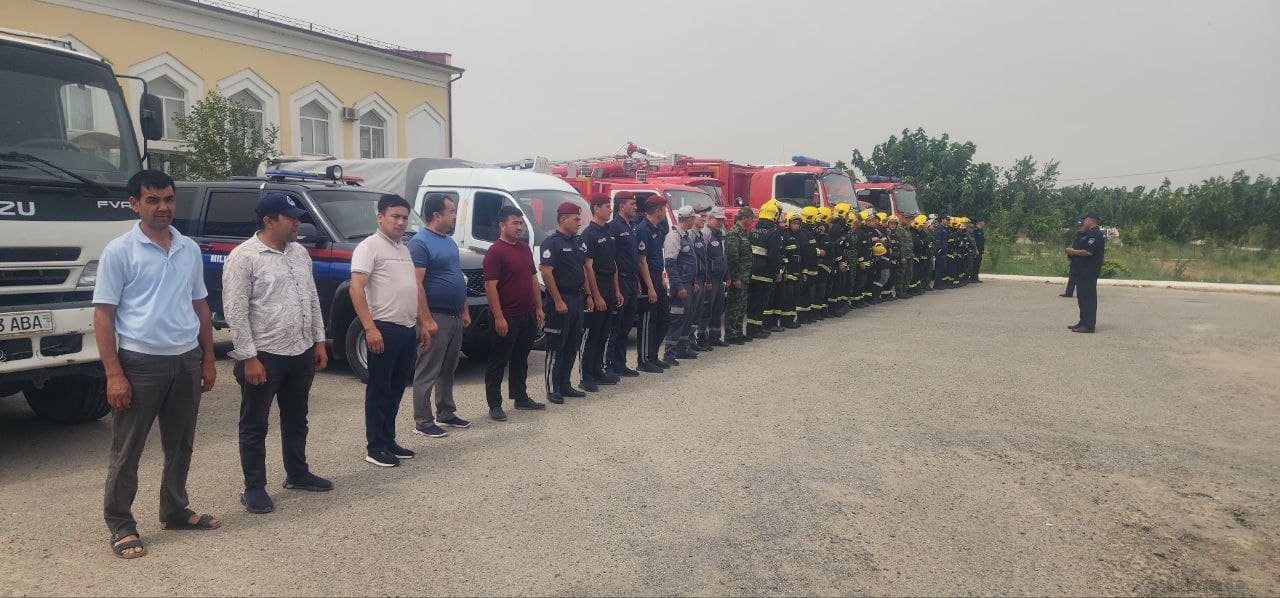 Termiz shahrida joylashgan Amudaryo bolalar oromgohi hududida favqulodda vaziyatlarga tayyorgarlik darajasini oshirish hamda hamkor xizmatlarning o‘zaro harakatini takomillashtirish maqsadida maxsus-taktik o‘quv mashg‘uloti o‘tkazildi.
