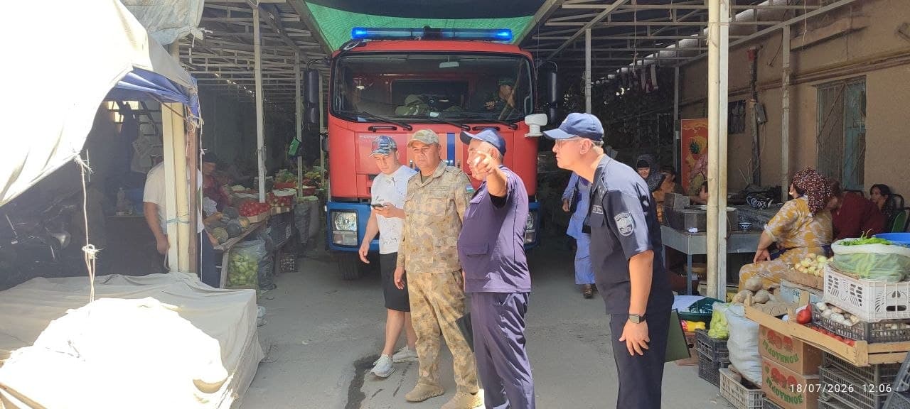 Sherobod markaziy bozorida “Dolzarb 60 kun” doirasida profilaktik tadbirlar o‘tkazildi