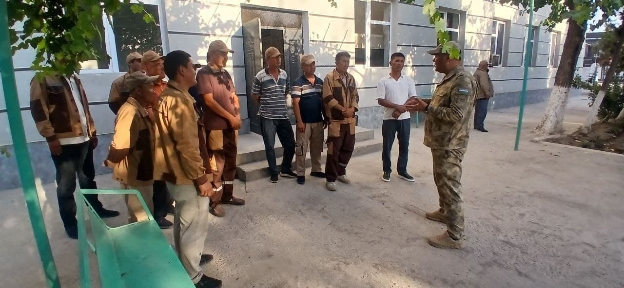 Qiziriqda "Dolzarb 60 kun" doirasida profilaktik yo‘riqnoma o‘tkazildi