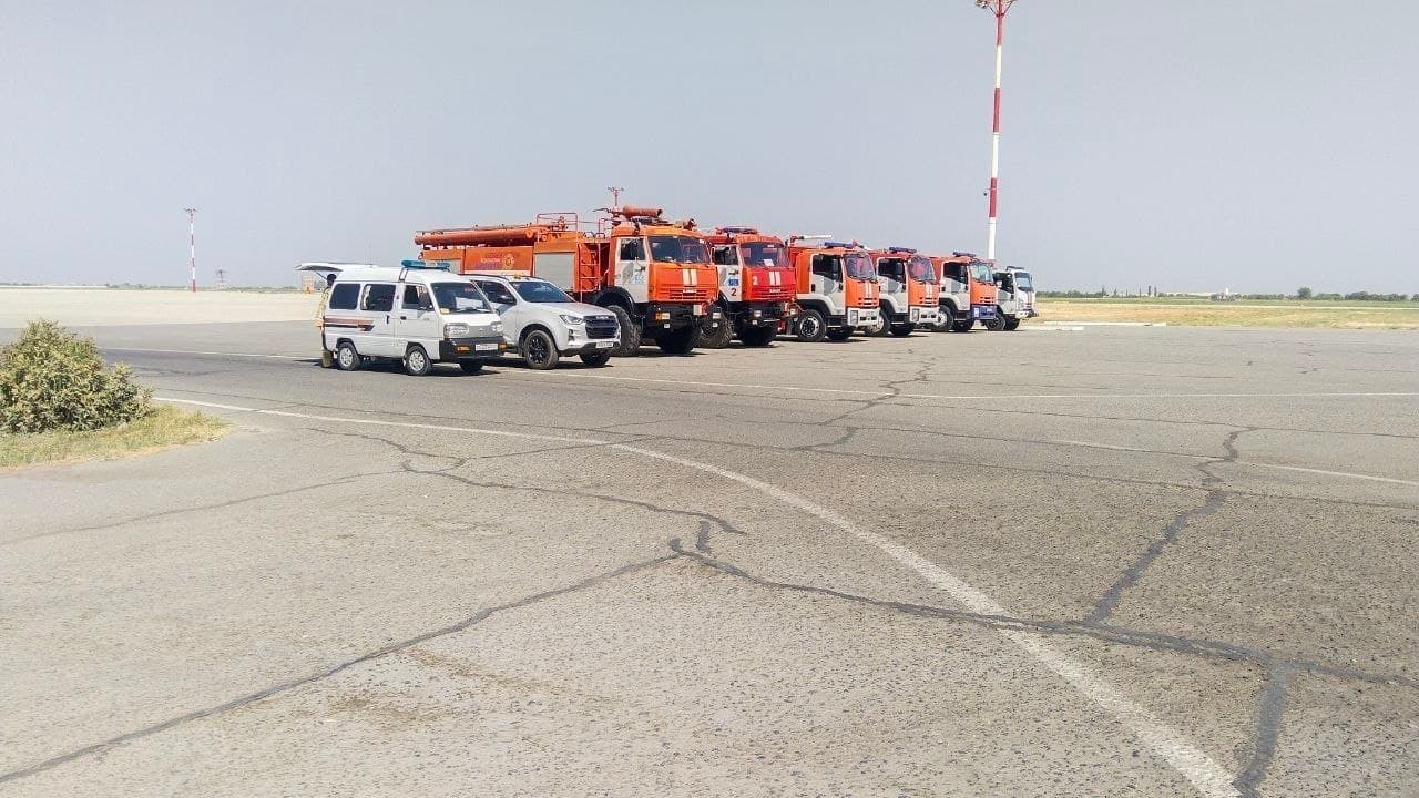 Termiz xalqaro aeroportida amaliy-taktik o‘quv mashqi o‘tkazildi