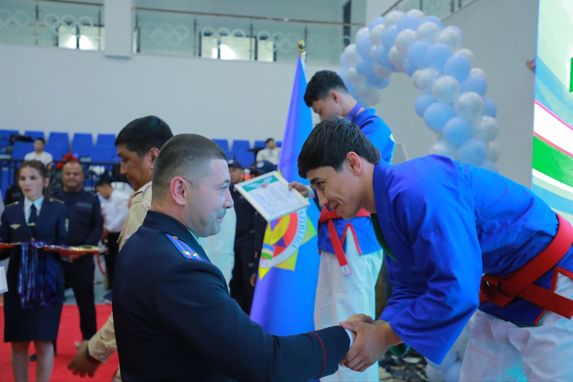 SURXONDARYODA “FAVQULODDA VAZIYATLAR VAZIRI KUBOGI” UCHUN KURASH MUSOBAQASI O‘TKAZILDI