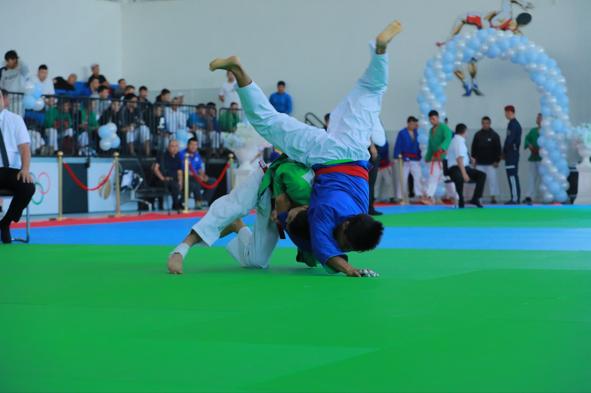 SURXONDARYODA “FAVQULODDA VAZIYATLAR VAZIRI KUBOGI” UCHUN KURASH MUSOBAQASI O‘TKAZILDI