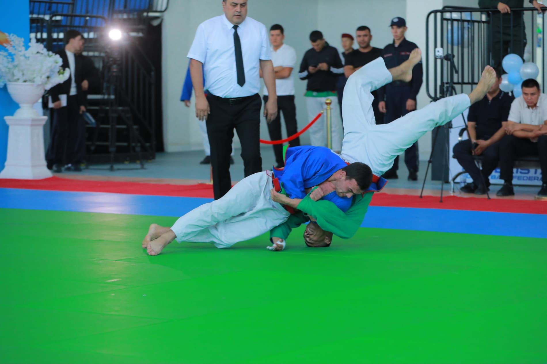 SURXONDARYODA “FAVQULODDA VAZIYATLAR VAZIRI KUBOGI” UCHUN KURASH MUSOBAQASI O‘TKAZILDI