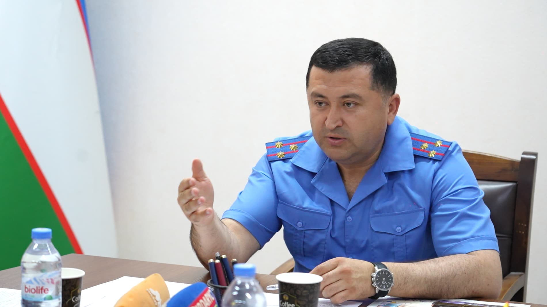 Сирдарё вилояти ФВБда матбуот анжумани ўтказилди.