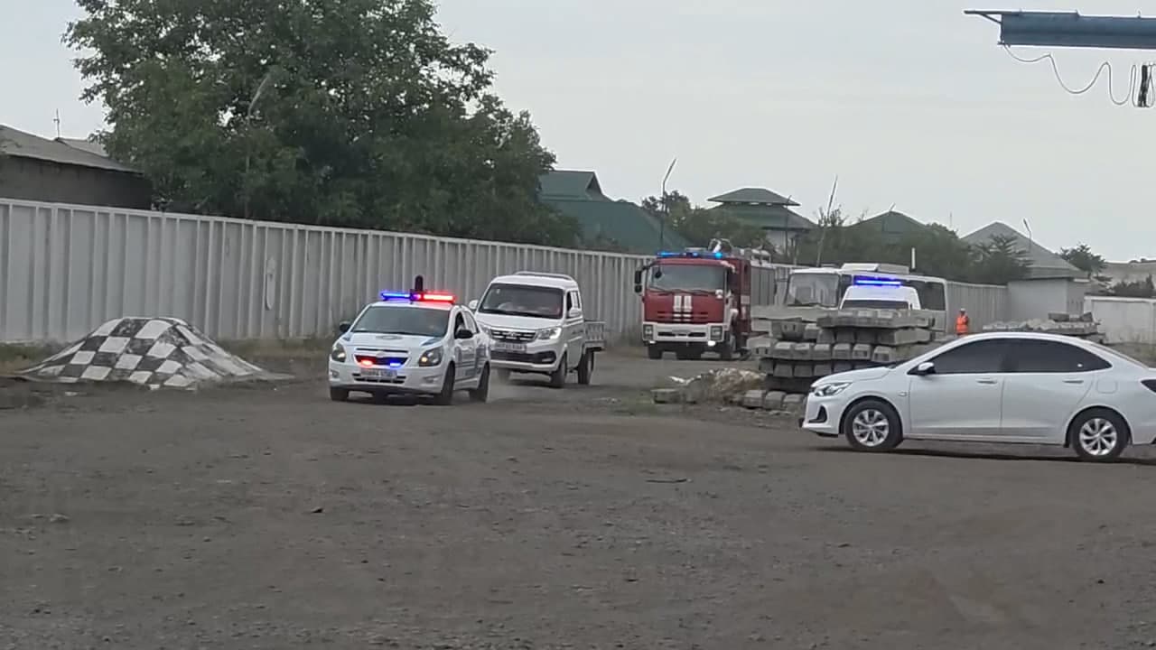 Sirdaryo temir yo‘l stansiyasida idoraviy professional qutqaruv tuzilmalarining shayligi sinovdan o‘tkazildi.