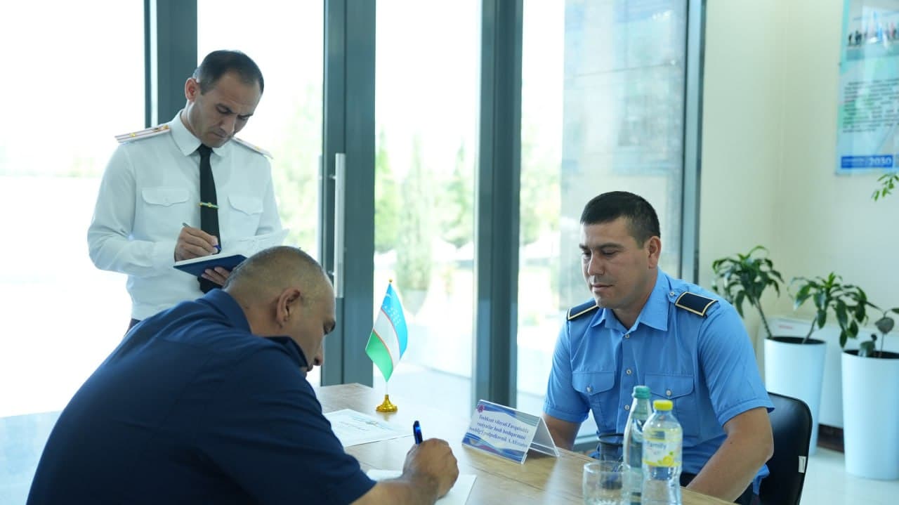Toshkent viloyati Favqulodda vaziyatlar bosh boshqarmasida sayyor qabul o‘tkazildi