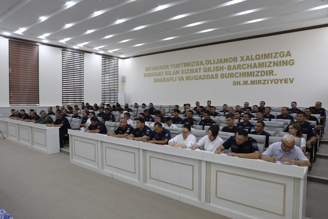 HUQUQBUZARLIKLARNING OLDINI OLISH VA XIZMAT INTIZOMINI MUSTAHKAMLASHGA QARATILGAN SEMINAR O‘TKAZILDI