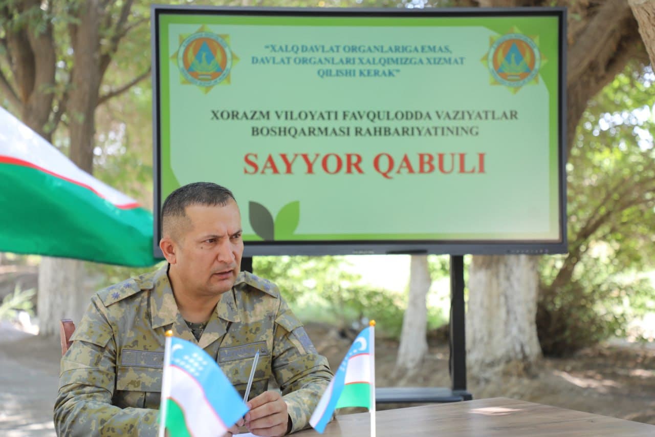 GURLAN TUMANIDA SAYYOR QABUL O‘TKAZILDI