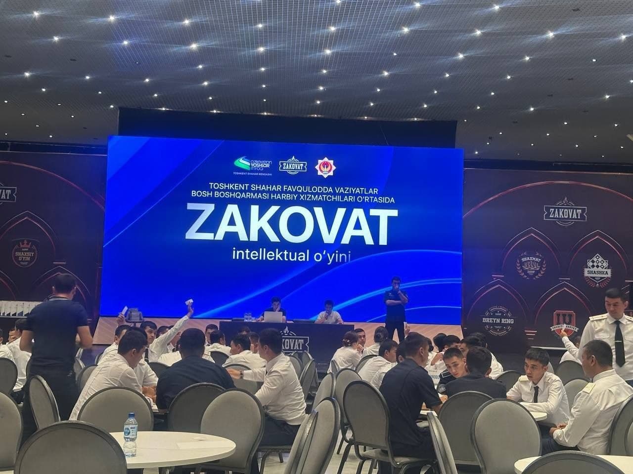 “Zakovat” intellektual bilimlar tanlovining shahar bosqichi bo‘lib o‘tdi