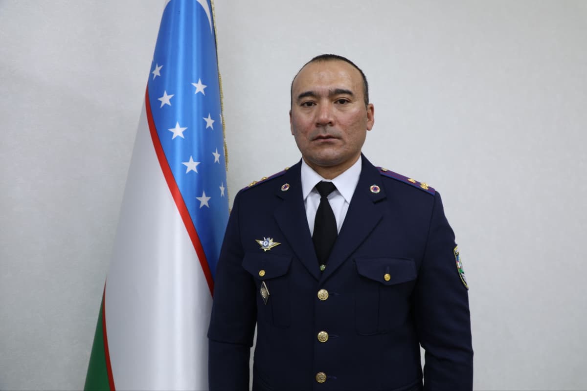 Polkovnik Karimov Jasurbek Xashimjanovich