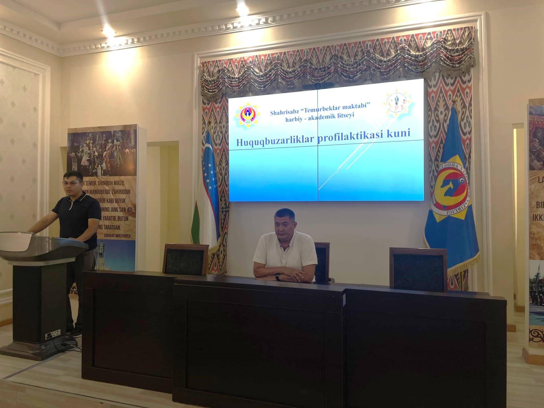 Huquqbuzarliklar profilaktikasi kuni doirasida targ‘ibot tadbiri o‘tkazildi