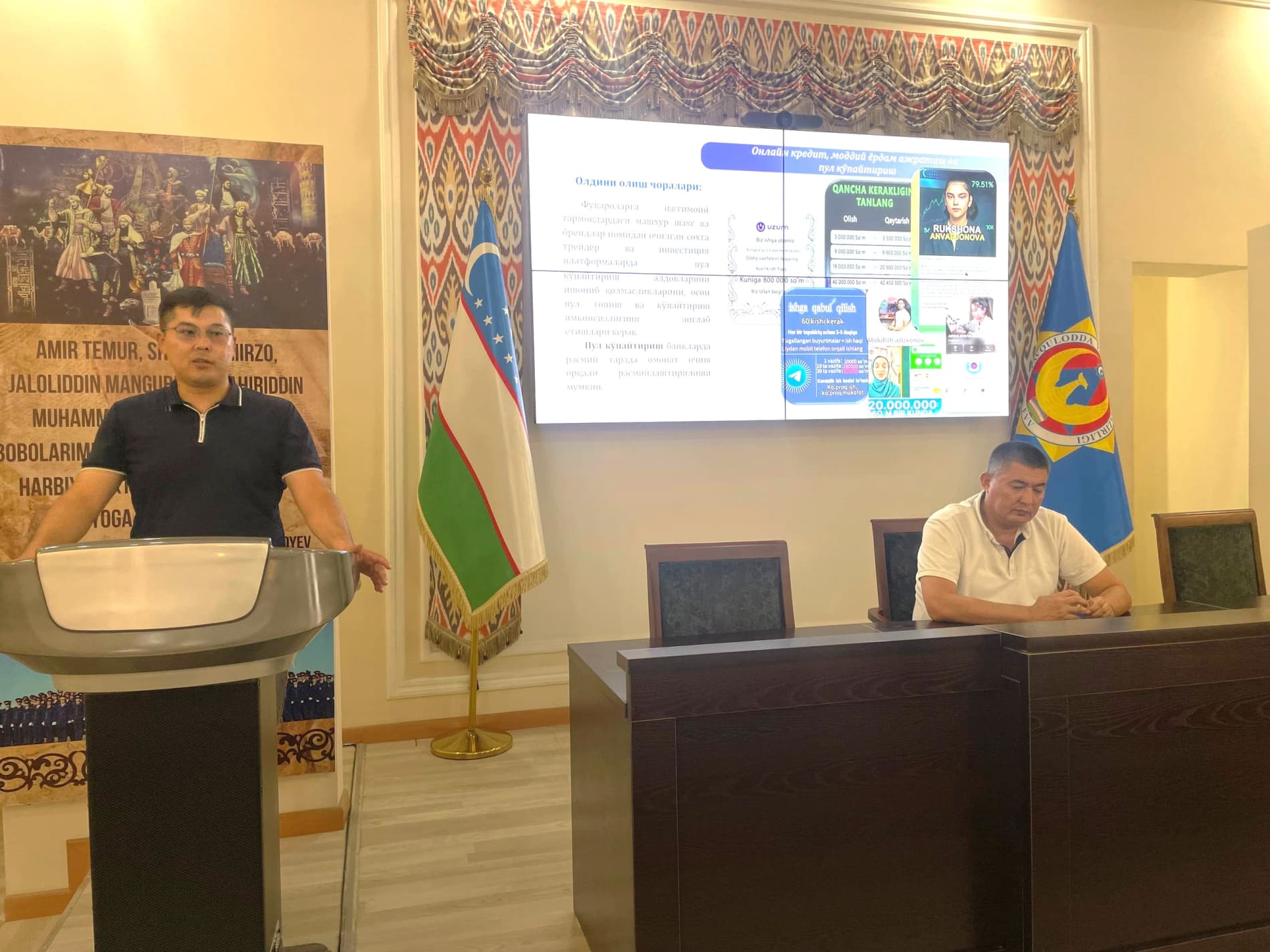 Huquqbuzarliklar profilaktikasi kuni doirasida targ‘ibot tadbiri o‘tkazildi