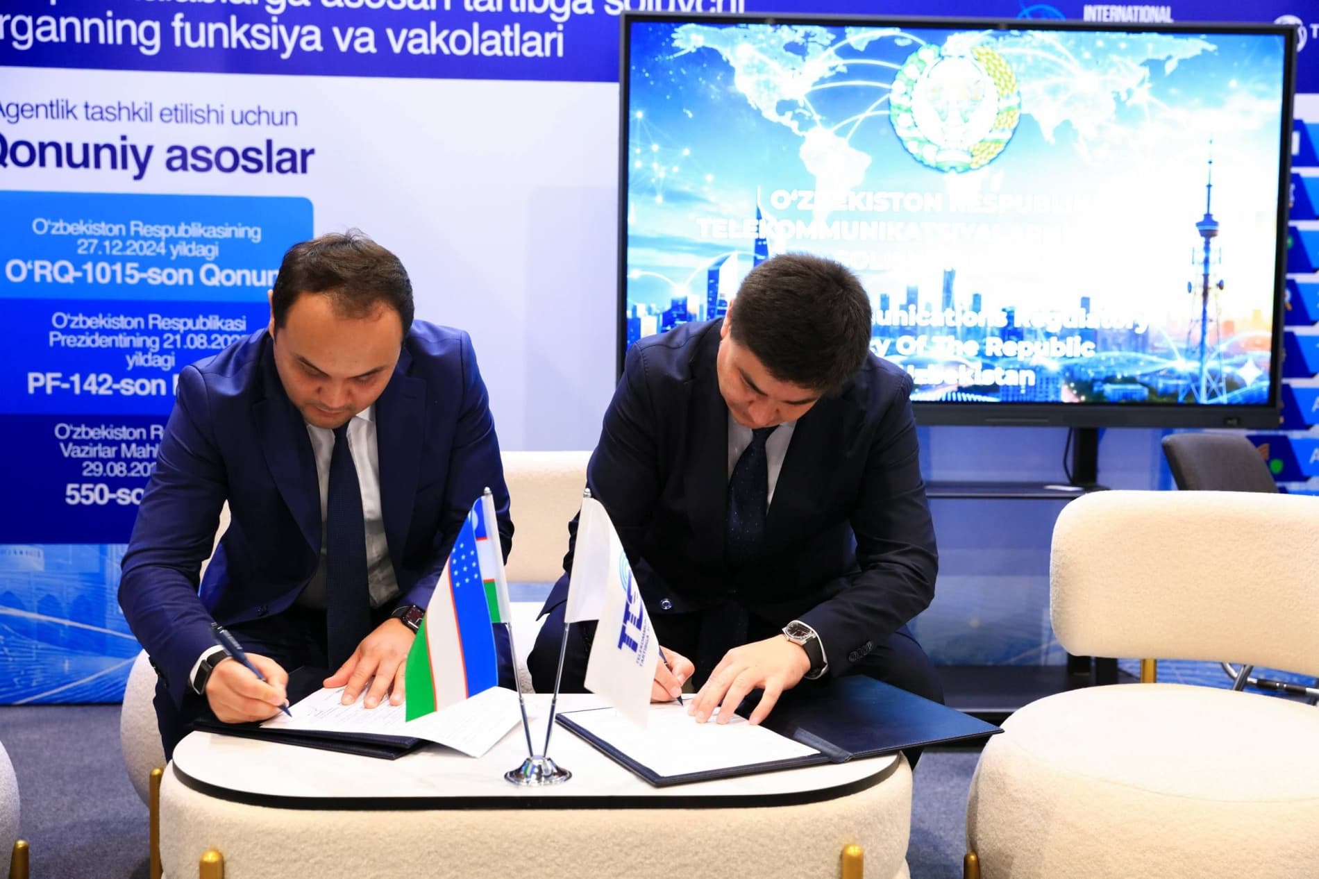The Agency for Regulation of Telecommunications and TUIT sign a Memorandum of Cooperation