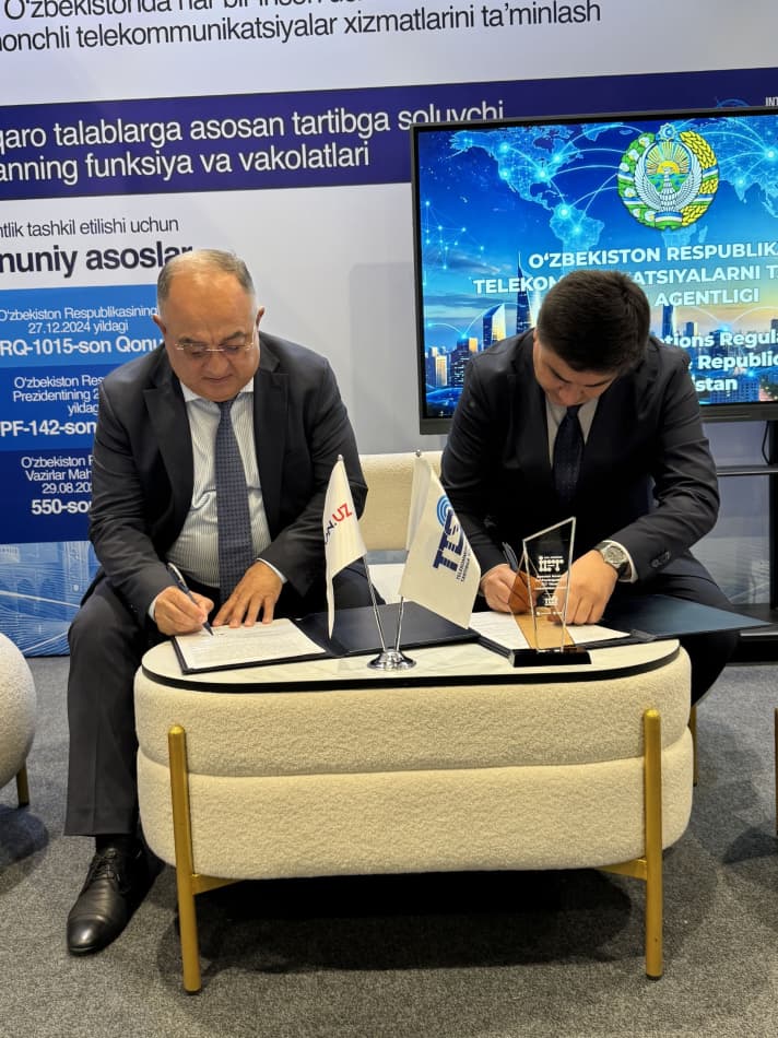 The Agency for Regulation of Telecommunications and “UNICON.UZ – Center for Scientific and Technical and Marketing Research” LLC signed a Memorandum of Cooperation.