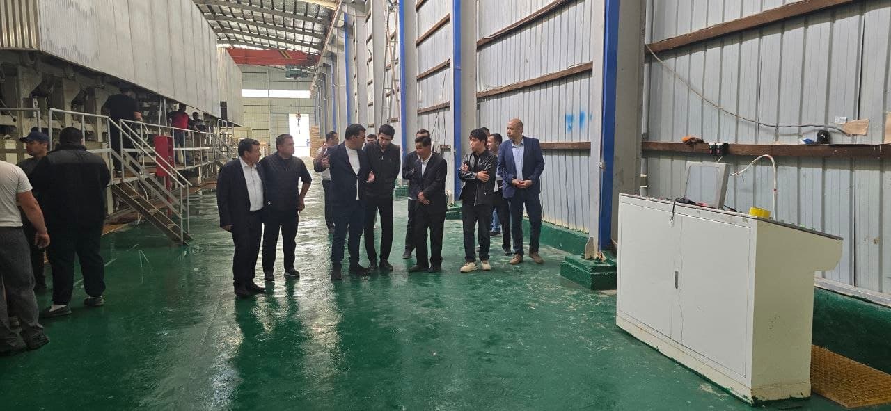 Ознакомление с деятельностью крупных промышленных предприятий Бухарской области