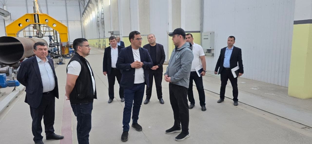 Ознакомление с деятельностью крупных промышленных предприятий Бухарской области