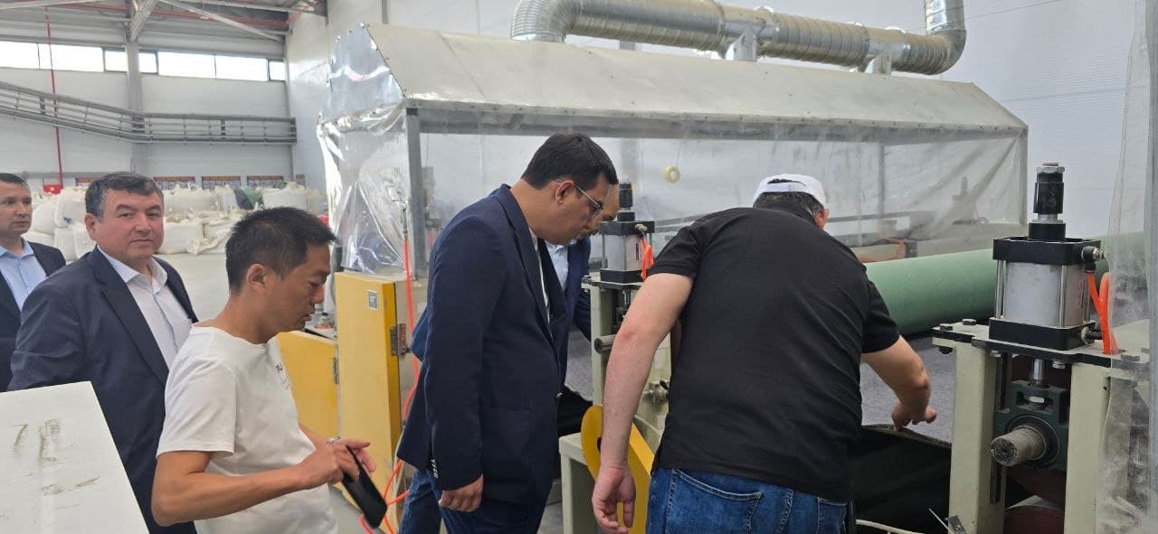 Ознакомление с деятельностью крупных промышленных предприятий Бухарской области