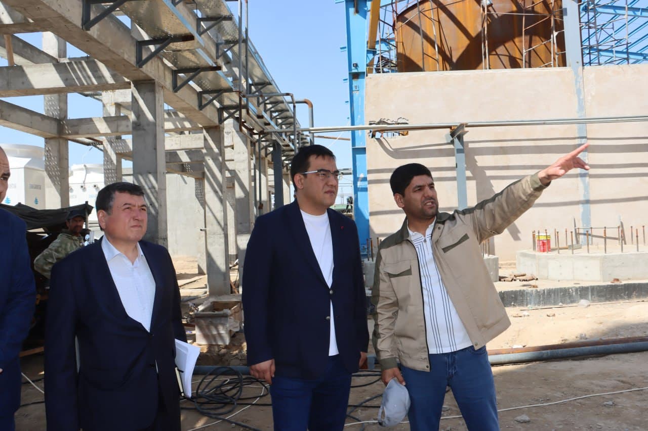 Ознакомление с деятельностью крупных промышленных предприятий Бухарской области