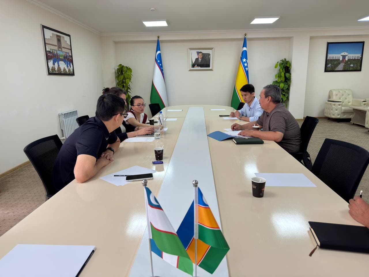Xalqaro delegatsiya bilan amaliy uchrashuv o‘tkazildi