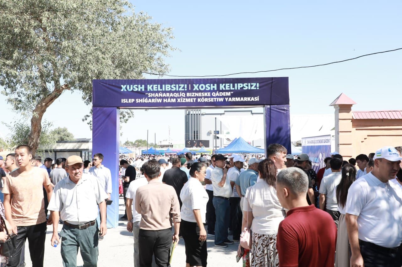 Nukusda bandlik va tadbirkorlik yarmarkasi o‘tkazildi