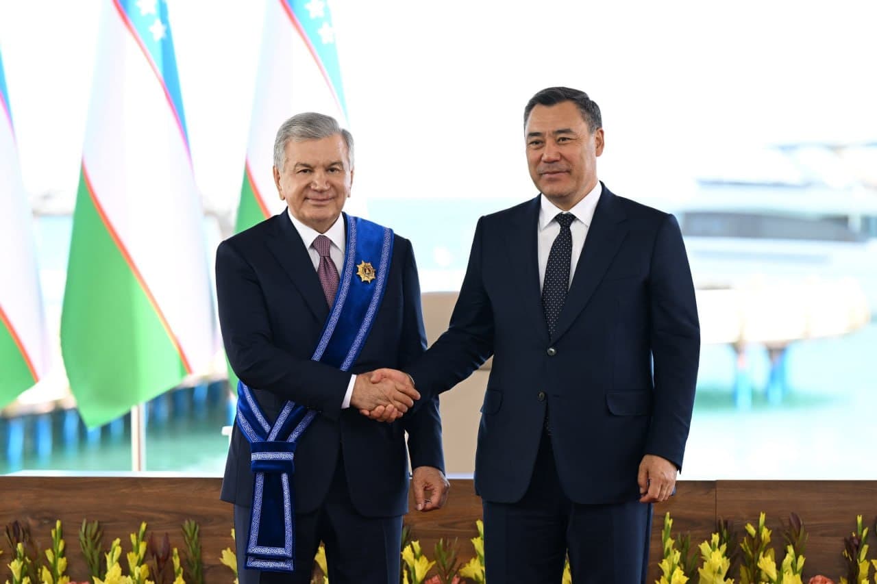 Oʻzbekiston Respublikasi Prezidenti Shavkat Mirziyoyev I darajali “Manas” ordeni bilan taqdirlandi