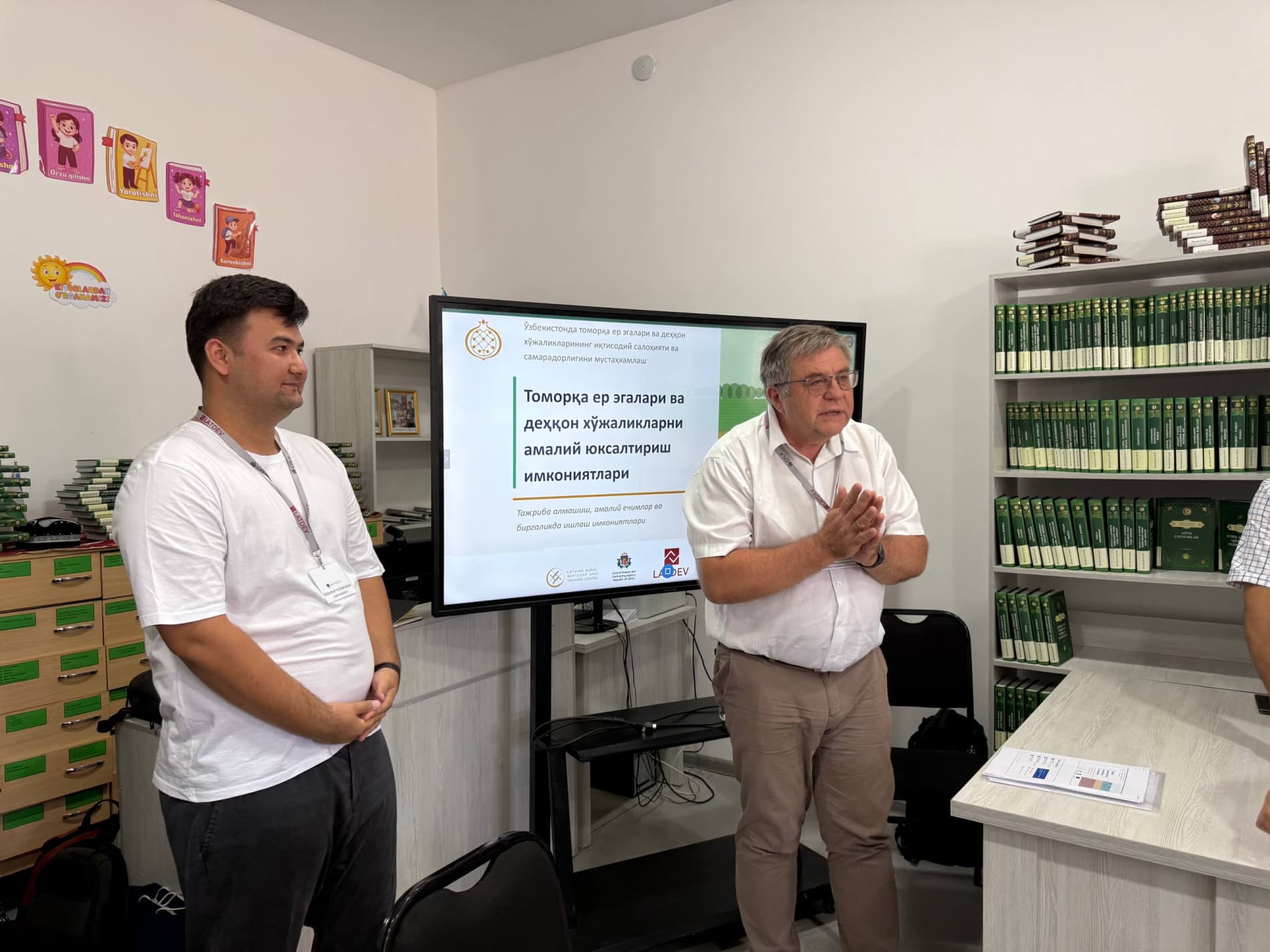 Latviya tajribasi asosida Bulung‘urda kooperativlarni rivojlantirish bo‘yicha seminar o‘tkazildi