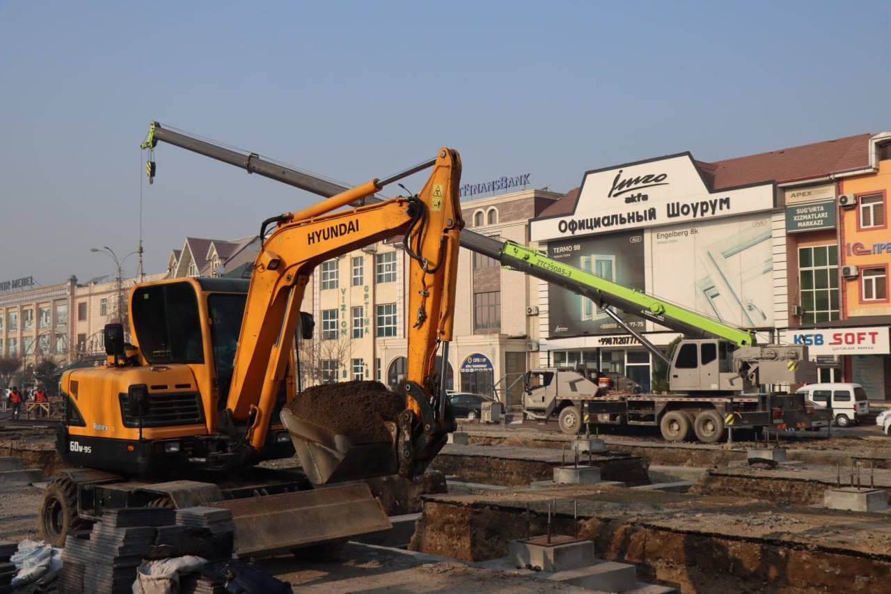 Andijon shahrida zamonaviy shahar muhitini shakllantirishga qaratilgan ishlar izchil davom etmoqda