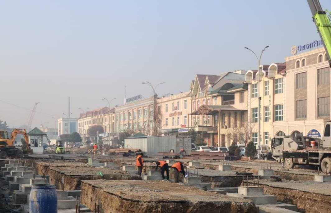 Andijon shahrida zamonaviy shahar muhitini shakllantirishga qaratilgan ishlar izchil davom etmoqda