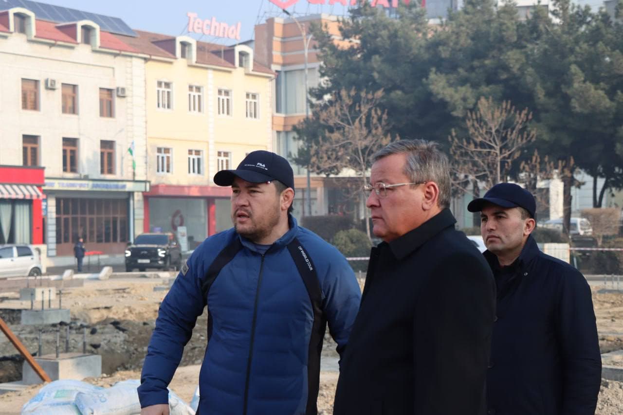 Andijon shahrida zamonaviy shahar muhitini shakllantirishga qaratilgan ishlar izchil davom etmoqda